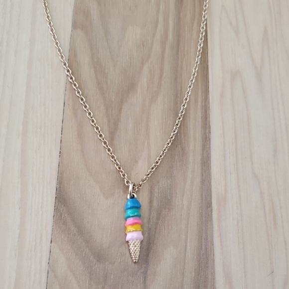 Crewcuts Other - CREWCUTS Colorful Ice Cream Cone Necklace for girls